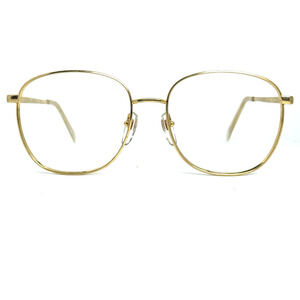 American Optics AOSafety Z87 Gold Round Eyeglasses Frames 51-19 140 H17728